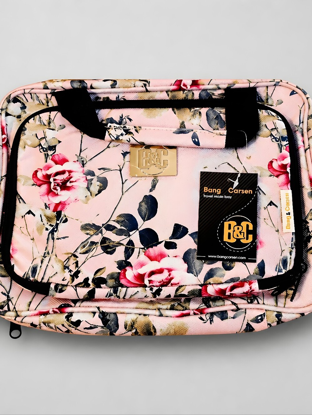 Pink Floral Quilted Travel Organizer from Bang Carsen - Picture 1 of 3